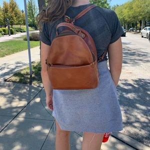 Patricia Nash convertible leather backpack